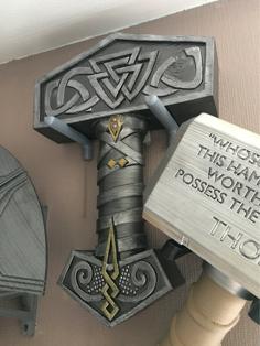 Mythological Mjolnir 3D Printer Model