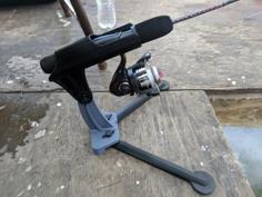 Ice Fishing Rod Holder 3D Printer Model