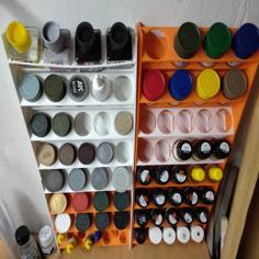 Modular Scale Model Paint Rack 3D Printer Model