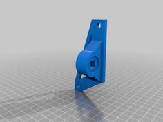 Wall Speaker Mount – 3 Axis Of Rotation – Generic 6mm / Logitech Z906 3D Printer Model