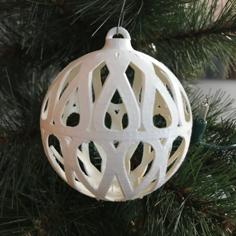 Christmas Bulb Ornament 3D Printer Model