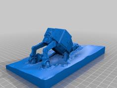 Bad Day To Be An AT AT On Hoth 3D Printer Model