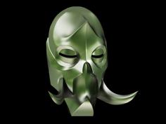 Konahrik Dragon Priest Mask 3D Printer Model