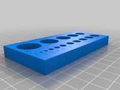 Hole And Nut Gauge 3D Printer Model