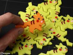 Pikachu Tessellation 3D Printer Model