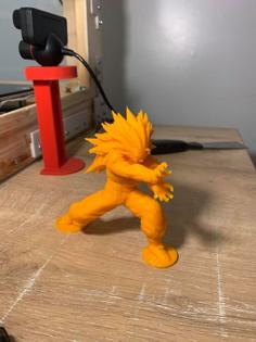 SS3 Goku With Base Plate 3D Printer Model