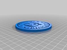 Gringotts Drink Coaster 3D Printer Model