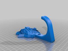 Unicorn Wall Hook 3D Printer Model