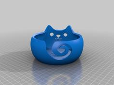 Yarn Bowl For CatSandwhichFibers 3D Printer Model