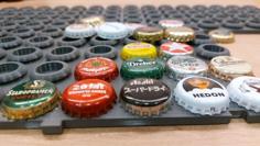 Beer Cap Collection Holder 3D Printer Model