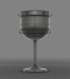 Medieval Goblet 3D – Detailed And Realistic Model 3D Printer Model