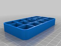 Watercolor Travel Tray Insert 3D Printer Model