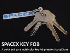 SpaceX Key Fob 3D Printer Model