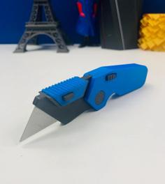 Folding Pocket Utility Knife 3D Printer Model