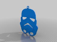 Storm Trooper Pendant 3D Printer Model