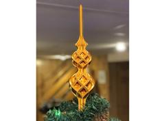 Large Lattice Christmas Tree Topper 3D Printer Model