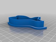 Mermaid Tail Cookie Cutter 3D Printer Model