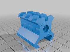 Picatinny Rail Riser 3D Printer Model