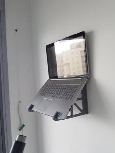 Laptop Wall Mount (foldable) 3D Printer Model