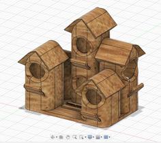 MODERN Bird House / Bird Hotel – NO SUPPORTS!!! 3D Printer Model