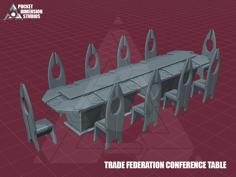 Trade Federation Conference Table (Legion Scale) 3D Printer Model