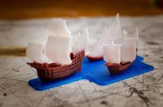 The Ships Of Christopher Columbus – Scale 1/1000 3D Printer Model