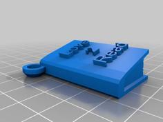 Public Library Opening Book Keychain 3D Printer Model