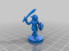 Goblin Melee 3D Printer Model