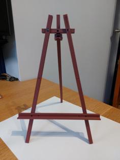 Easel Picture Stand A4 Format 3D Printer Model