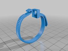 Ambush Style Zip Tie Bracelet 3D Printer Model