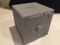 Piggy Bank Safe W/ Removable Bottom 3D Printer Model