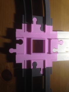 Duplo_Track_Crossing_Minimalist 3D Printer Model