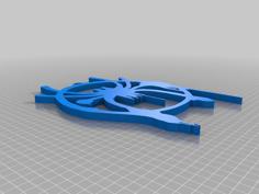 Miles Morales Logo Wall Hangar 3D Printer Model