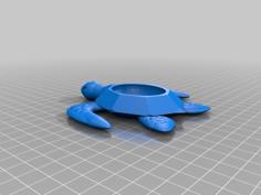 Sea Turtle Dish 3D Printer Model