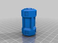 Sci-fi Fluid Canister (no. 2) 3D Printer Model