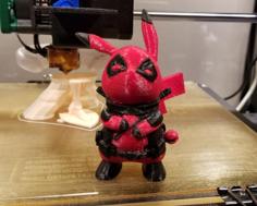 DeadPool X Pikachu – Pikapool – Single Extruder Version 3D Printer Model