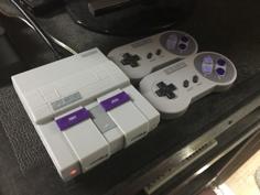 SNES Raspberry Pi 3 With Functional Switches, LED, And USB Ports 3D Printer Model