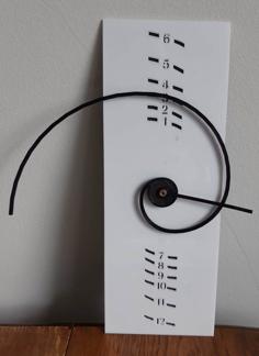 Fibonacci Spiral Clock 30×30 3D Printer Model