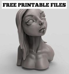 Female Bust 3D Printer Model