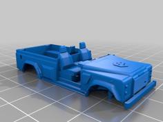 Land Rover Wolf 110 WMIK (British Army) – Experimental 3D Printer Model