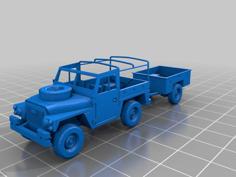 Sankey 3/4 Tonne Wide-track Trailer 3D Printer Model