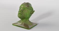 Alien Head 3D Printer Model