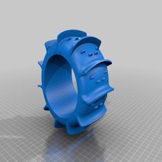 Paddle Tires 3D Printer Model