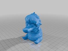 Chubby Gator Olivia (i Wani Hug That Gator) 3D Printer Model