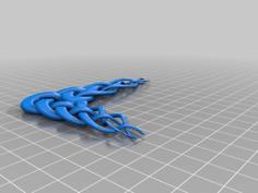 Celtic Corner Braid — Blender Script And STLs 3D Printer Model