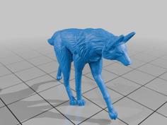 Maned Wolf 2pk 3D Printer Model