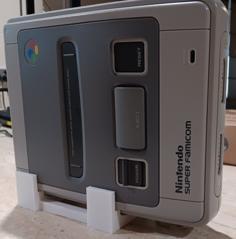 SNES (Not US) / Super Famicom Vertical Stand 3D Printer Model