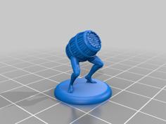 Barrel With Legs 3D Printer Model