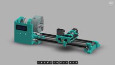 3D Printed Lathe 3D Printer Model