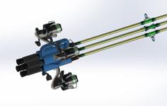 Fishing Pole, Carry Handle 3D Printer Model